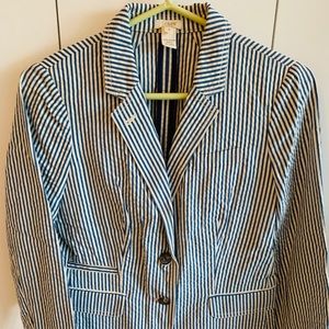 Summer Seersucker Blazer